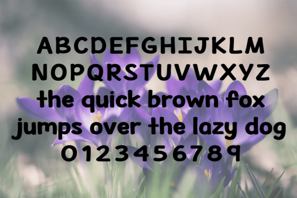 Middle of April Font PNG with transparent background - Preview 1