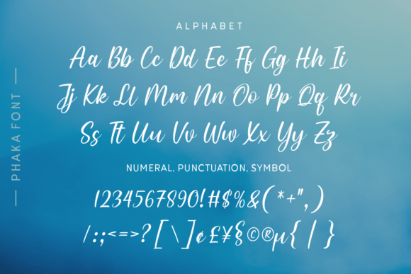Phaka Font PNG with transparent background - Preview 3