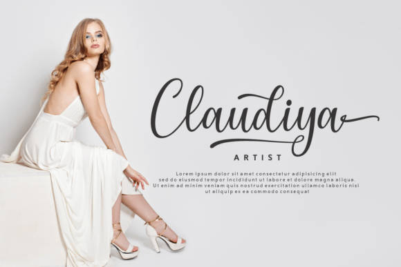 Shaleya Font PNG with transparent background - Preview 2