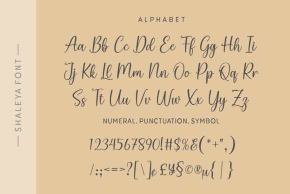 Shaleya Font PNG with transparent background - Preview 5