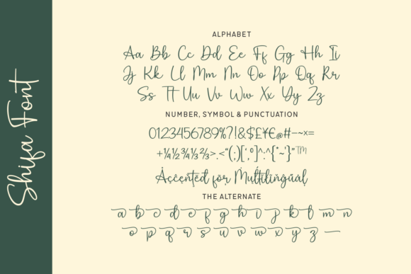 Shifa Font PNG with transparent background - Preview 3