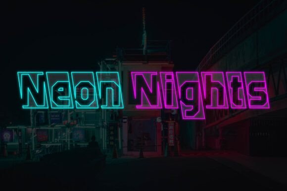 80s Vibe Font - Preview 4