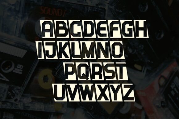 80s Vibe Font - Preview 1