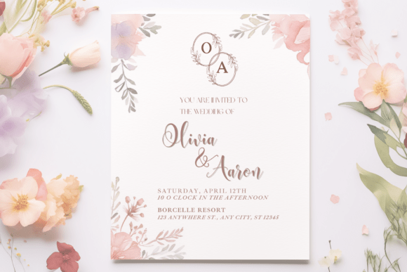 Botanical Monogram Font - Preview 1