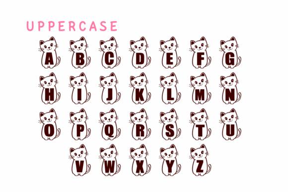 Cartoon Cat Font - Preview 1