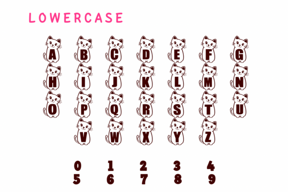Cartoon Cat Font - Preview 2