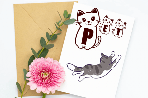 Cartoon Cat Font - Preview 5