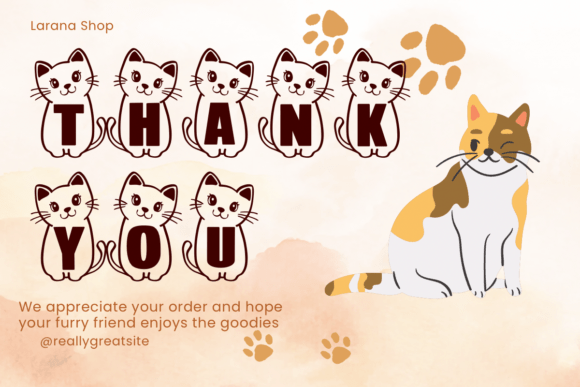 Cartoon Cat Font - Preview 6