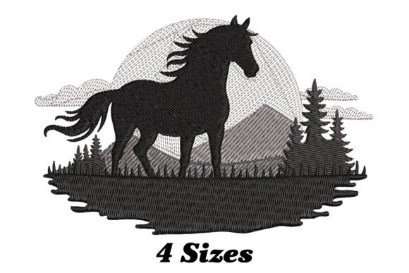 Cute Horse Silhouette