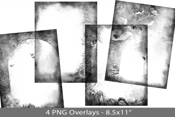 Distress Frame PNG Overlay
