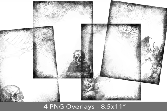 Distress Frame PNG Overlay