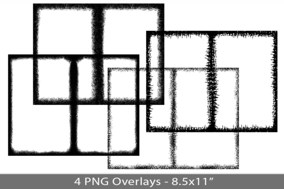 Distress Frame PNG Overlay