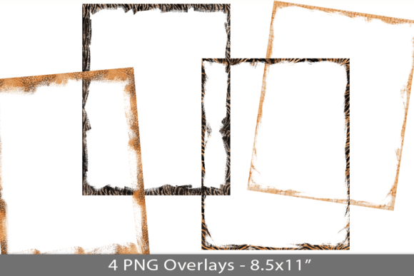 Distress Frame PNG Overlay