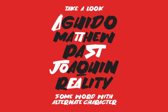 Easto Coma Font PNG with transparent background - Preview 1