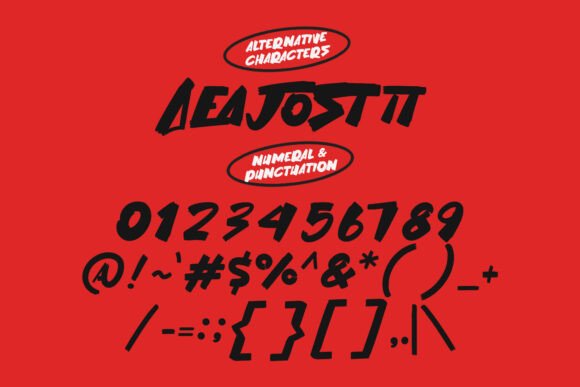 Easto Coma Font PNG with transparent background - Preview 6