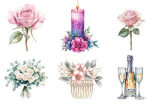 Elegant Wedding Sublimation Clipart Graphic by Dreamshop · Creative Fabrica