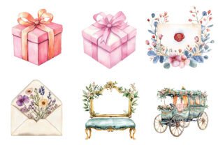 Elegant Wedding Sublimation Clipart Graphic by Dreamshop · Creative Fabrica
