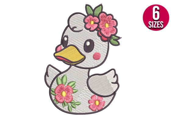 Floral Baby Duck