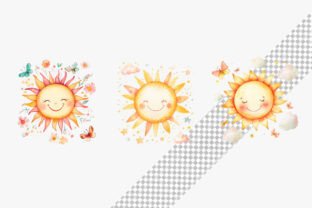 Funny Spring Sun Clipart Graphic by Venture Studio · Creative Fabrica