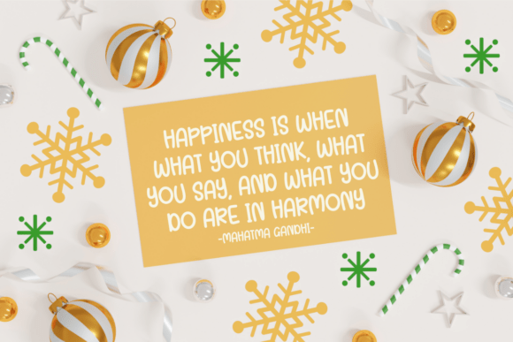 Happy Cute Font PNG with transparent background - Preview 3