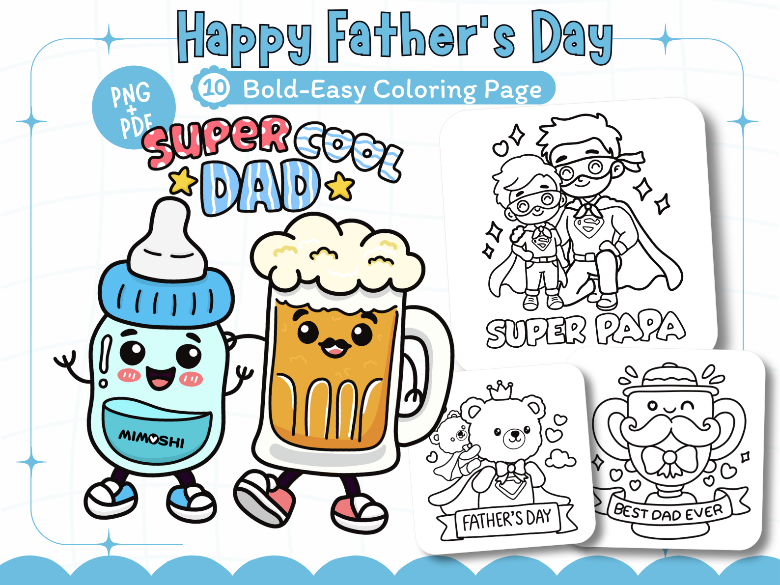 Happy Father’s Day Coloring Pages