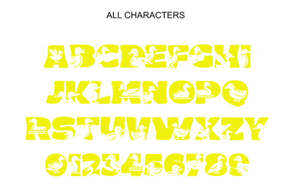 Hi Duck Font font preview - 5