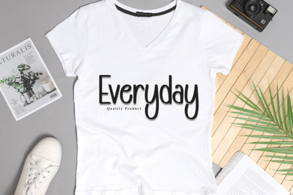 History Holiday Font PNG with transparent background - Preview 1