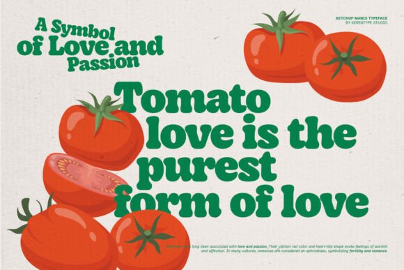 Ketchup Manis Font font preview - 4