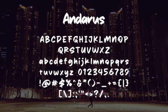 Andarus Font - Preview 1