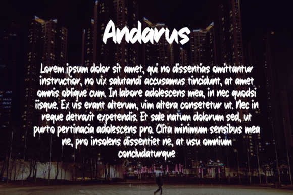 Andarus Font - Preview 2