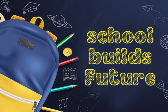 Back to School Font - Preview 2