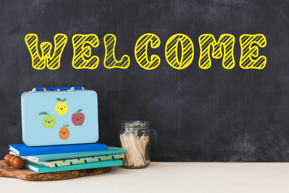 Back to School Font - Preview 4
