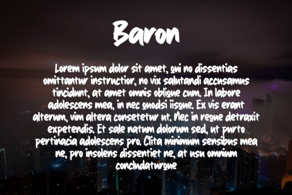 Baron Font - Preview 2