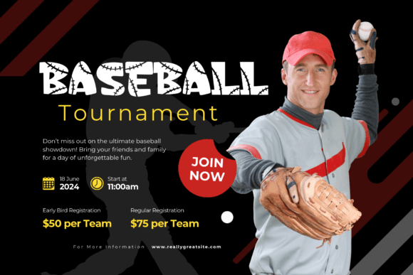 Baseball Font - Preview 5