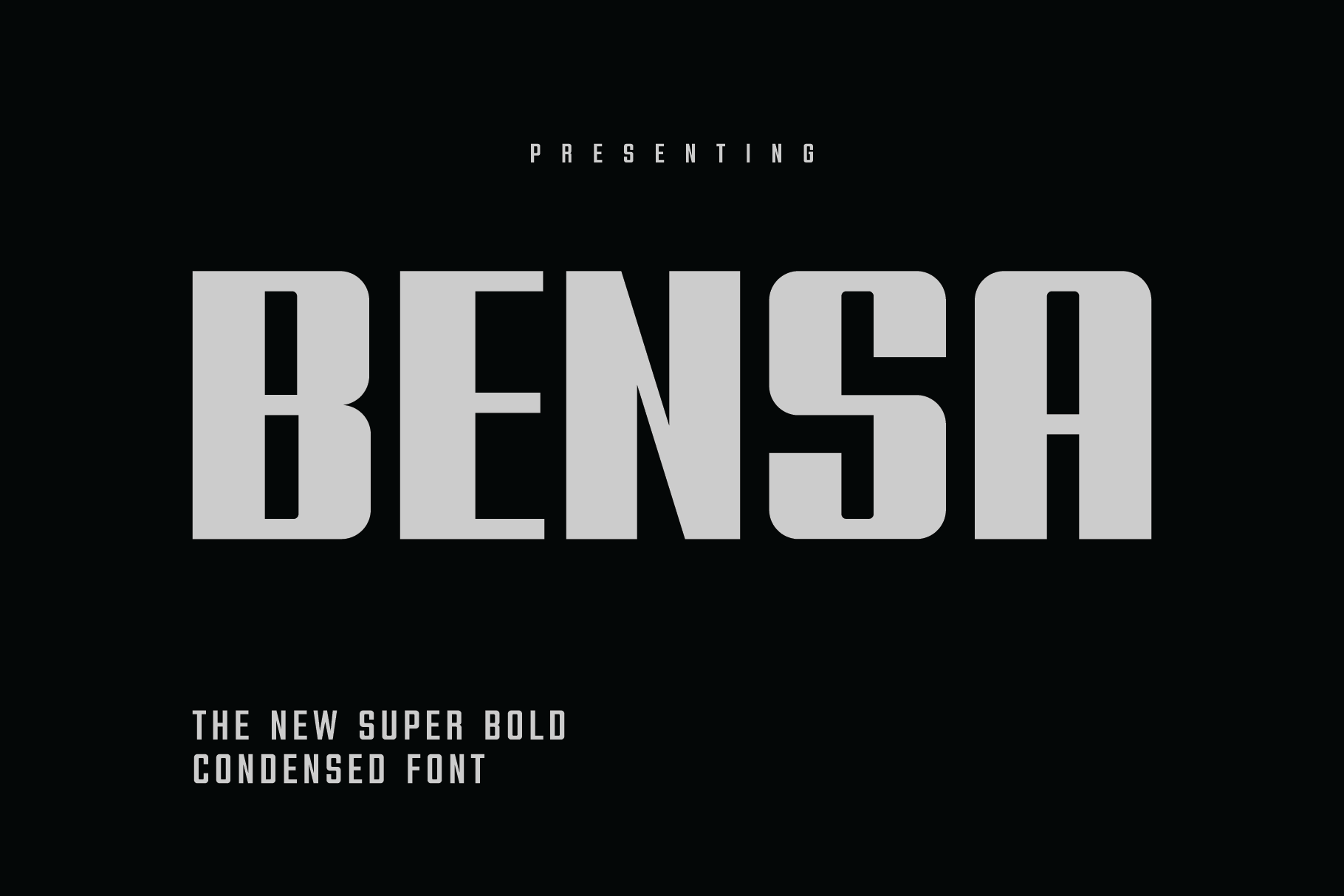 Bensa font preview