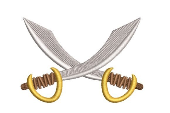 Crossed Pirate Swords