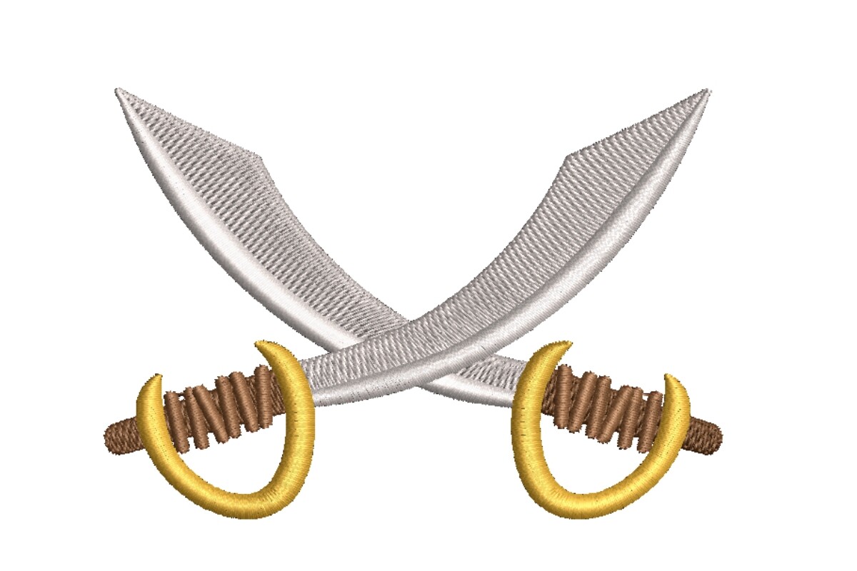 Crossed Pirate Swords