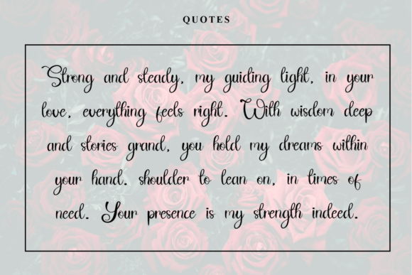 Flower Font - Preview 5