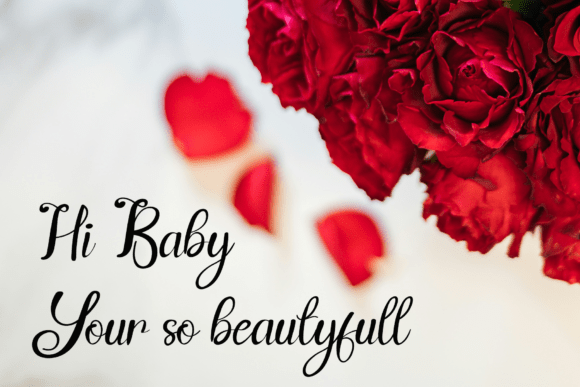 Flower Font - Preview 6