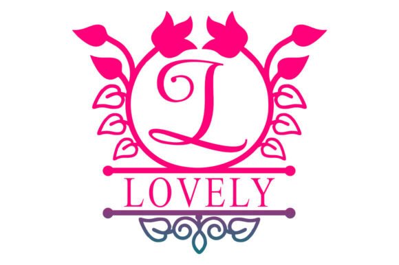 Haileyna Monogram Font PNG with transparent background - Preview 3