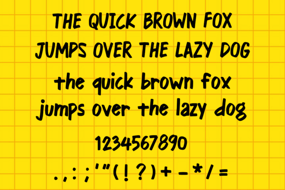 Handwriting Marker Font PNG with transparent background - Preview 3