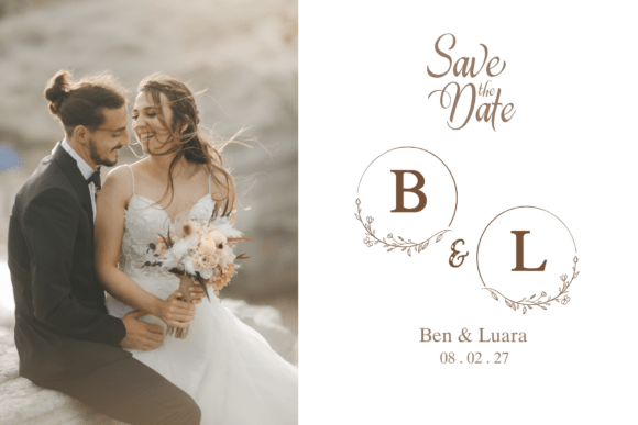 Little Flowers Monogram Font PNG with transparent background - Preview 1
