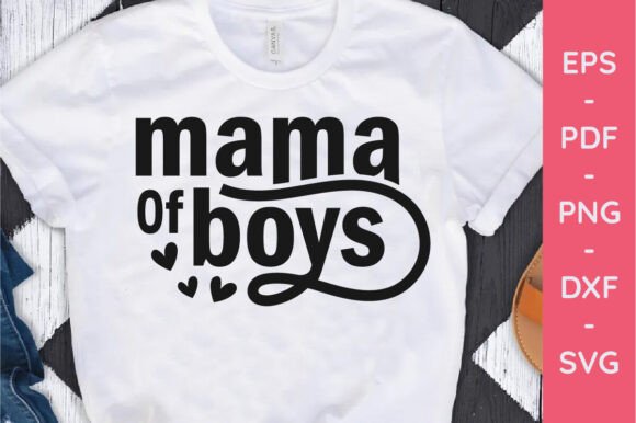 Mama Of Boys Shirt Boy Mom Svg Png