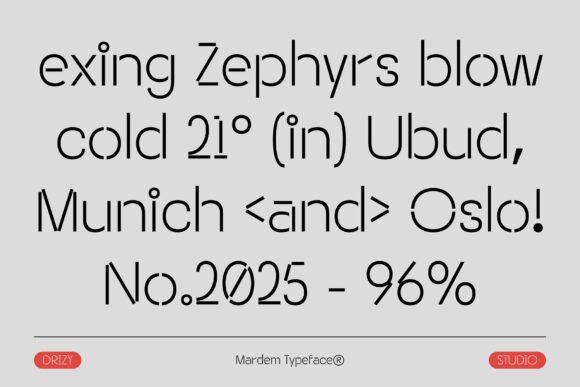 Mardem Font PNG with transparent background - Preview 1