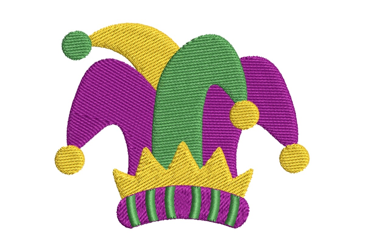 Mardi Gras Jester Hat · Creative Fabrica