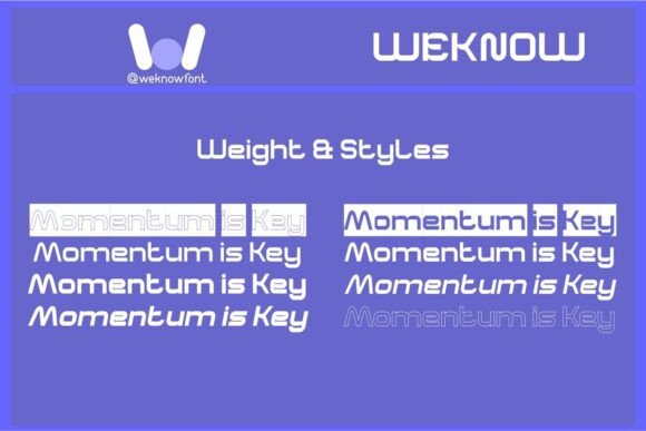 Momentum is Key Font PNG with transparent background - Preview 6