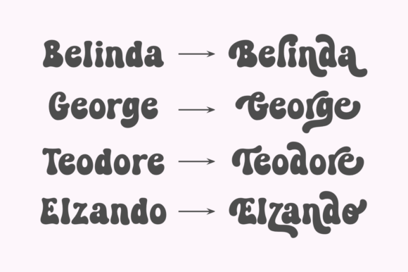 Mother's Holiday Font PNG with transparent background - Preview 1
