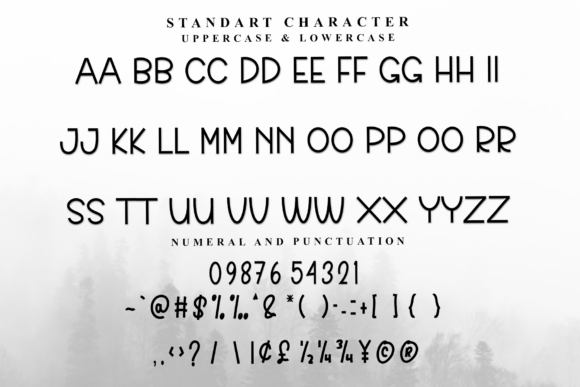 Nothing Birthday Font PNG with transparent background - Preview 4