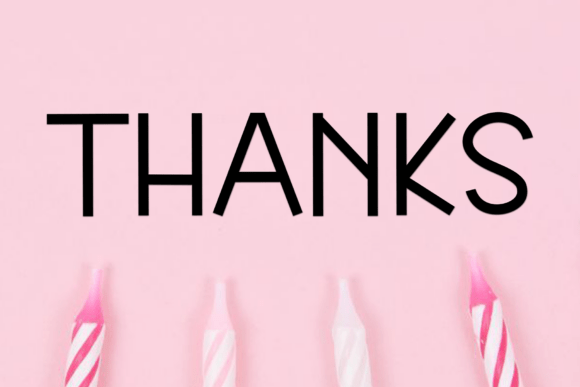 Nothing Birthday Font PNG with transparent background - Preview 6