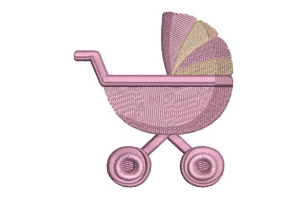 Pink Baby Stroller